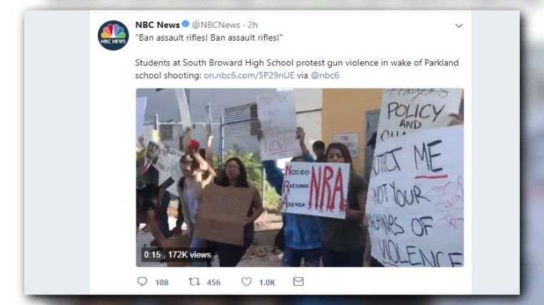 High School Students In Broward County Organize Protest After School ...